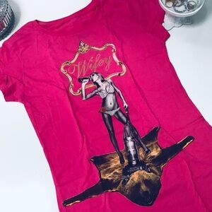 Vintage! Two In The Shirt “Wifey” Pink TShirt Sz S EUC!